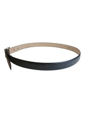 Nine West Women's Black Leather Belt L